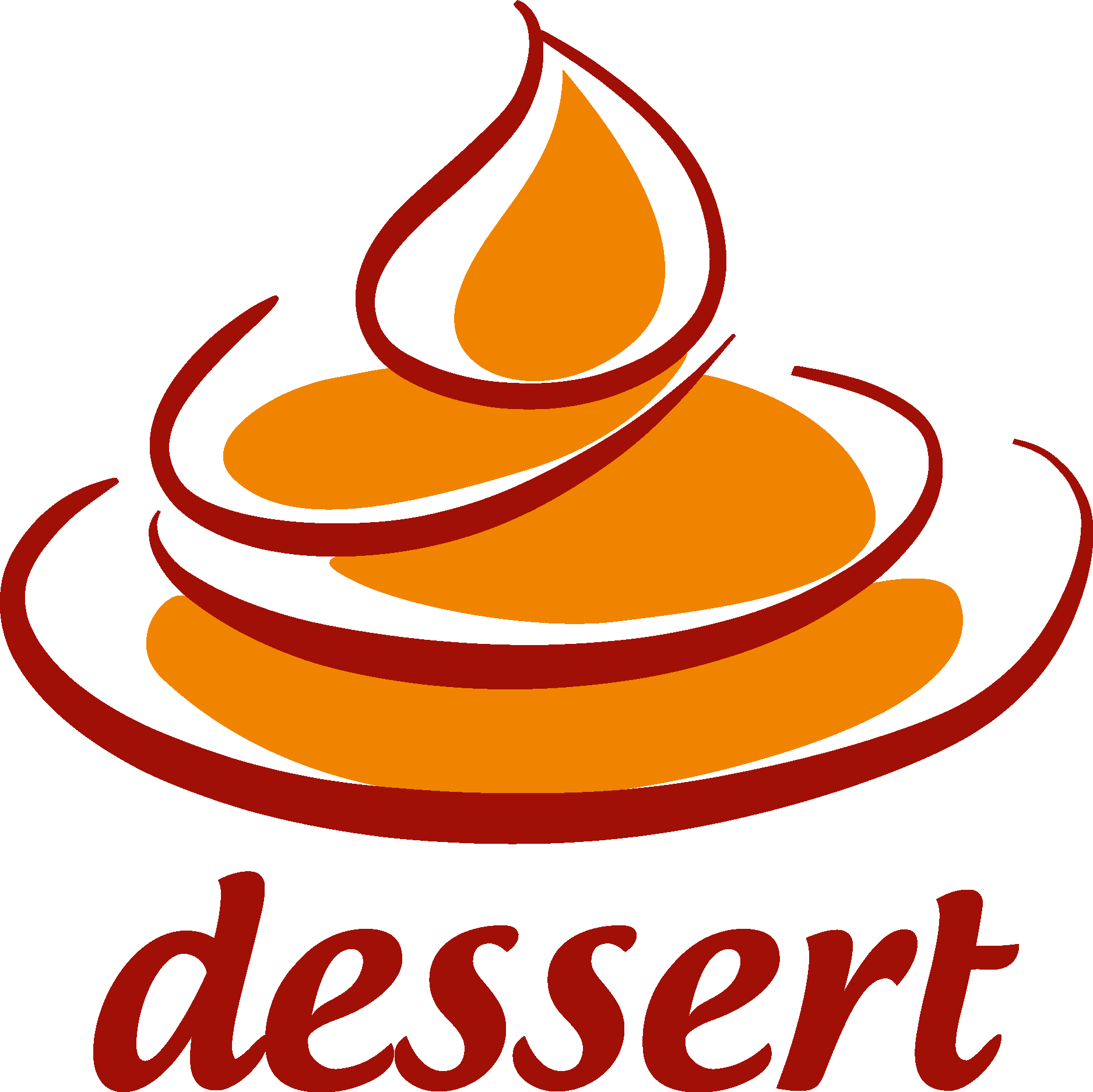 Sweet Dessert Logo Vector Logo
